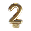 VELA NÚMERO DORADA 2 (UNIDAD)