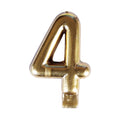 VELA NÚMERO DORADA 4 (UNIDAD)
