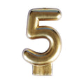 VELA NÚMERO DORADA 5 (UNIDAD)